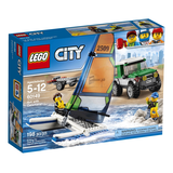 Lego City 4x4 with Catamaran, 198-pcs Front_Angled_Right