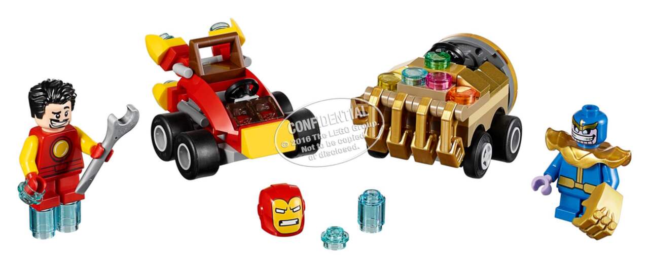 Lego Super Heroes Mighty Micros: Iron Man vs. Thanos, 94-pcs