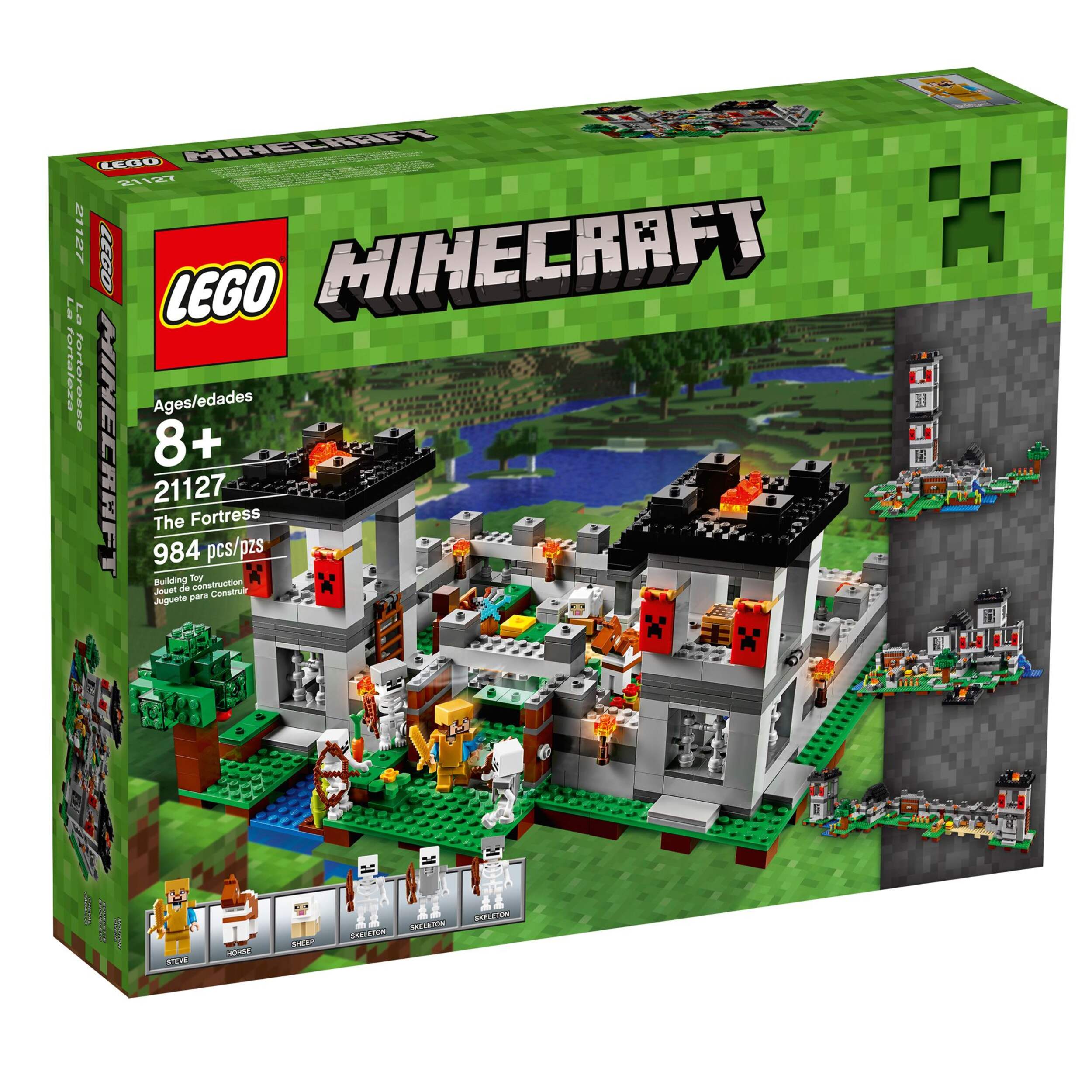 Lego Minecraft The Fortress, 984-pcs Front_Angled_Right