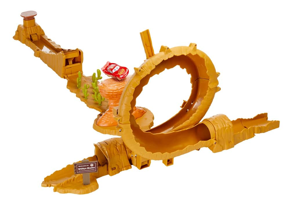 cars 3 willy's butte transforming track set