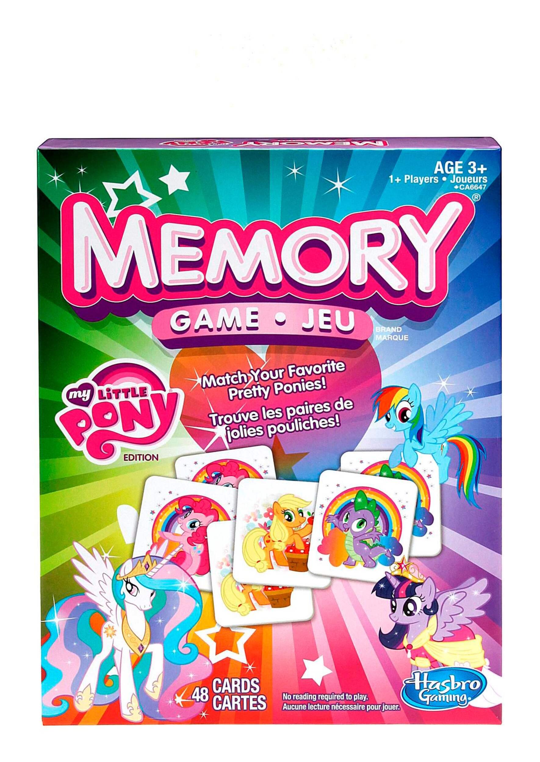 Jeu Hasbro Memory, choix varié Front_Flat