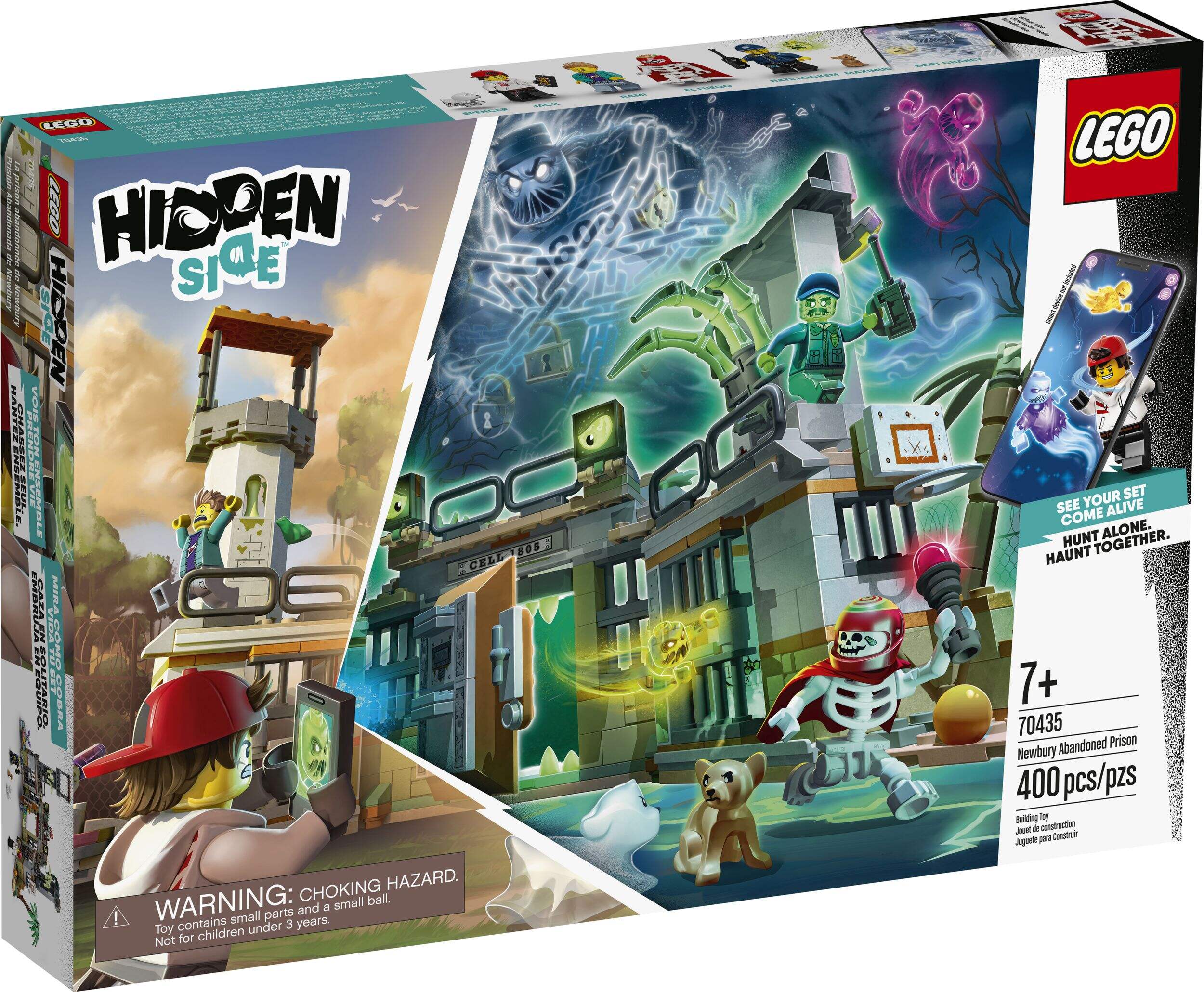 LEGO® Hidden Side Newbury Abandoned Prison - 70435 Front_Angled_Right