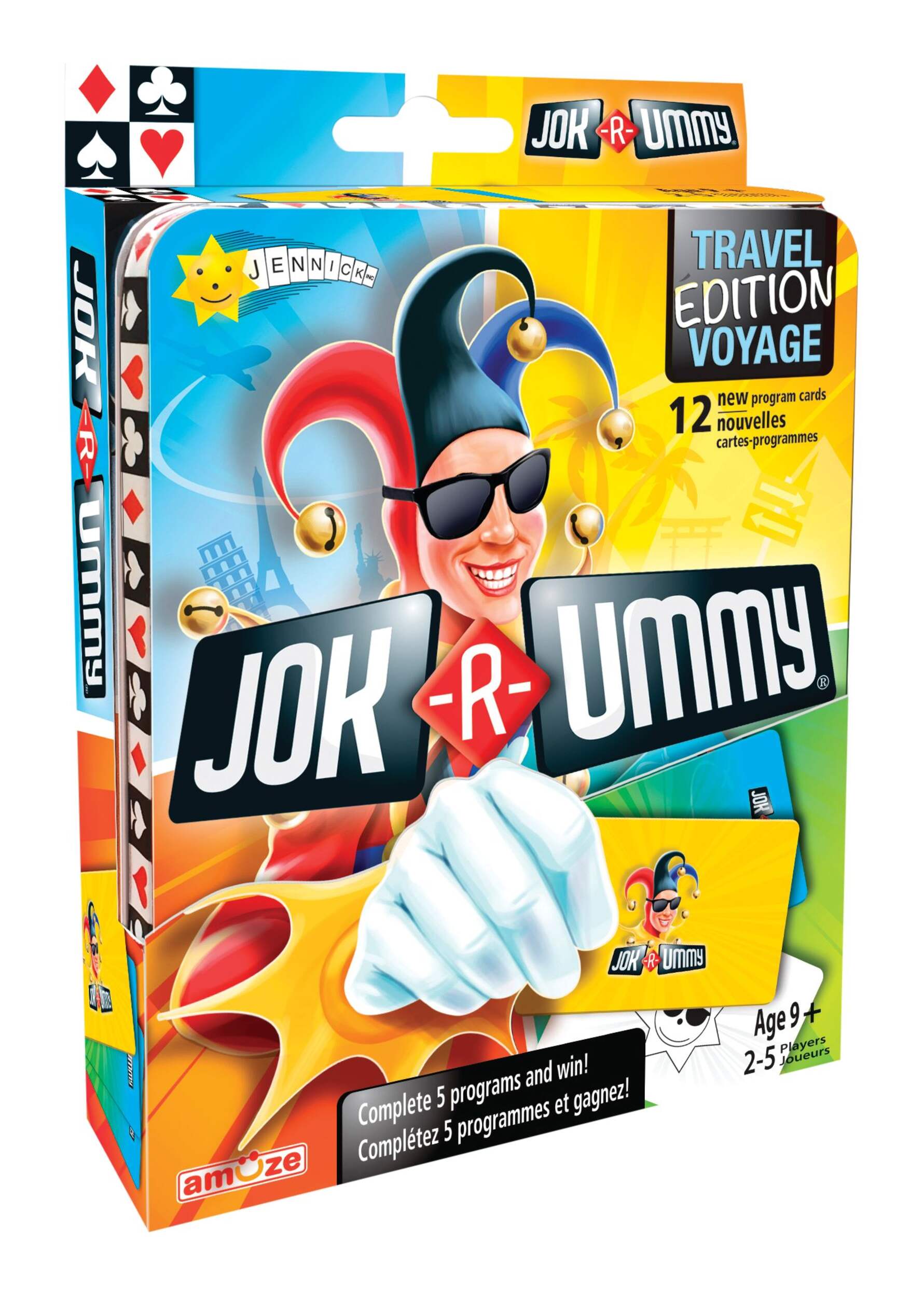 Editions Gladius Jok-R-Ummy Family Card Game, Travel Edition, Ages 9 ...