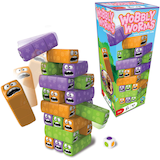 Jeu Wobbly Worms, vert/violet/jaune, 2 joueurs et plus, 3 ans et plus, pour anniversaire/cadeau-surprise Composite_or_Mixed