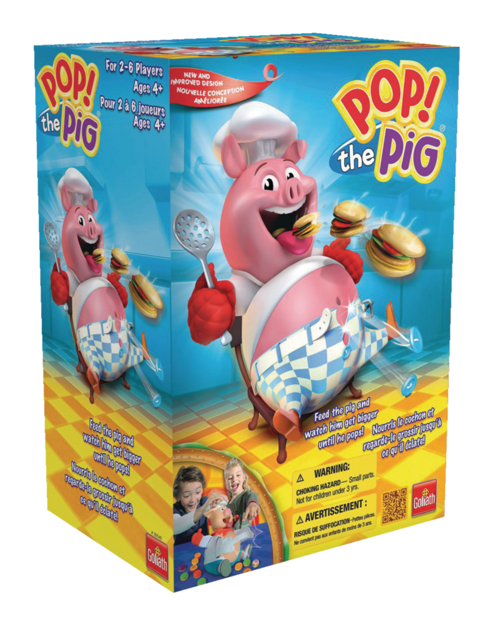 Jeu Pop the Pig de Goliath Games Front_Angled_Right