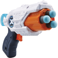 X-Shot Excel Double MK 3 Foam Dart Blaster Combo Pack by ZURU Front_Angled_Right