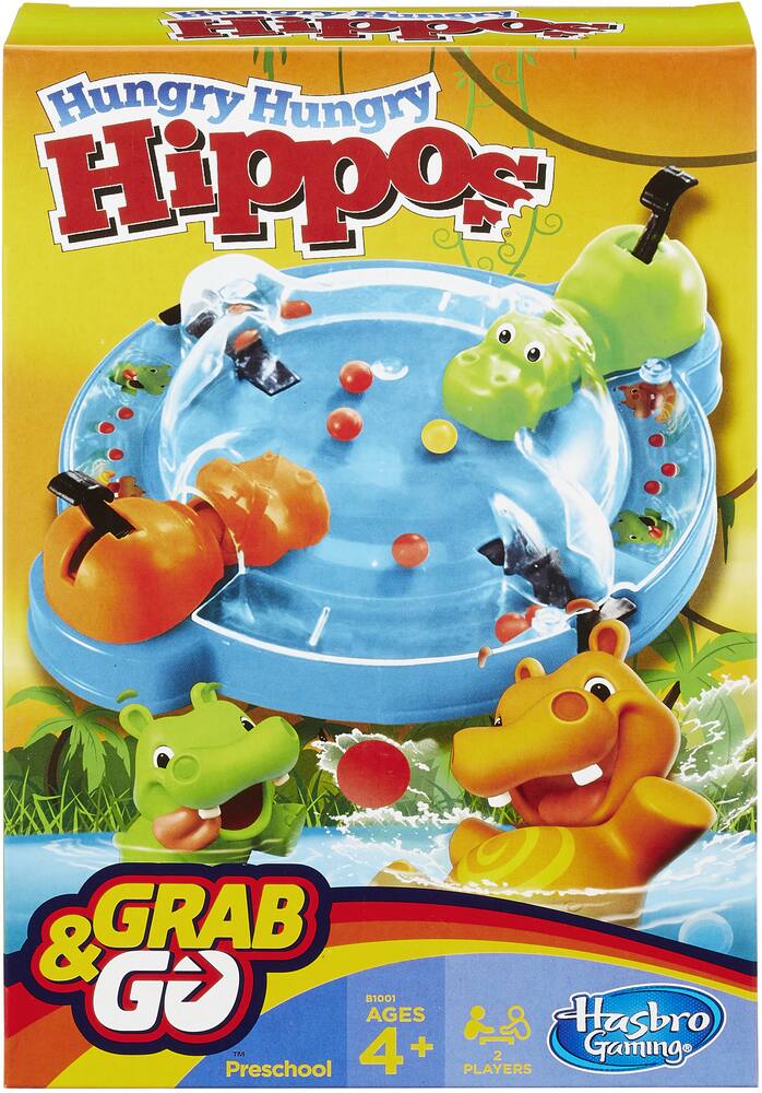 Hasbro Grab & Go Compact Classic Mini Games For Kids, Assorted, Ages 4 