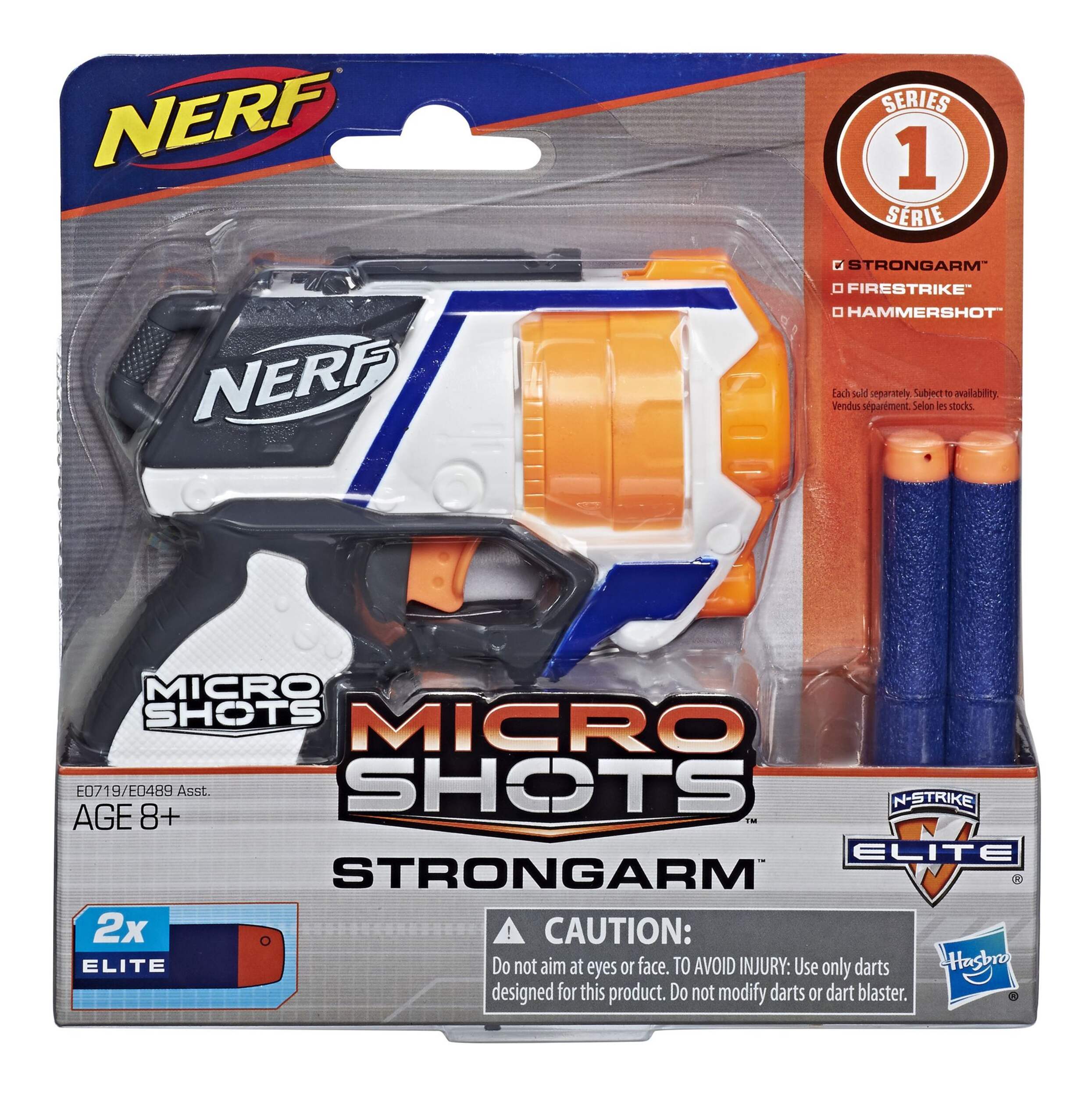 NERF N-Strike Elite Micro Shots Firestrike Blaster Set With 2 Elite Darts, Age 8+ Front_Flat