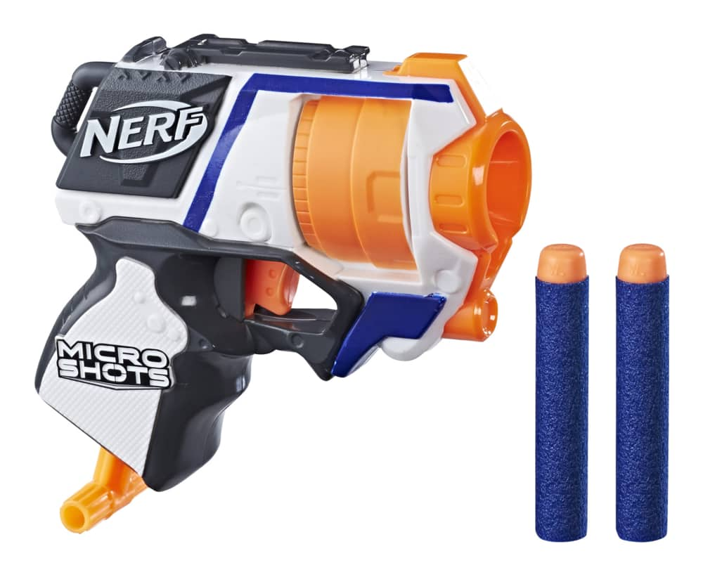 Pistolet NERF N-Strike Elite Micro Shots Firestrike avec 2 fléchettes  Elite, 8 ans et plus