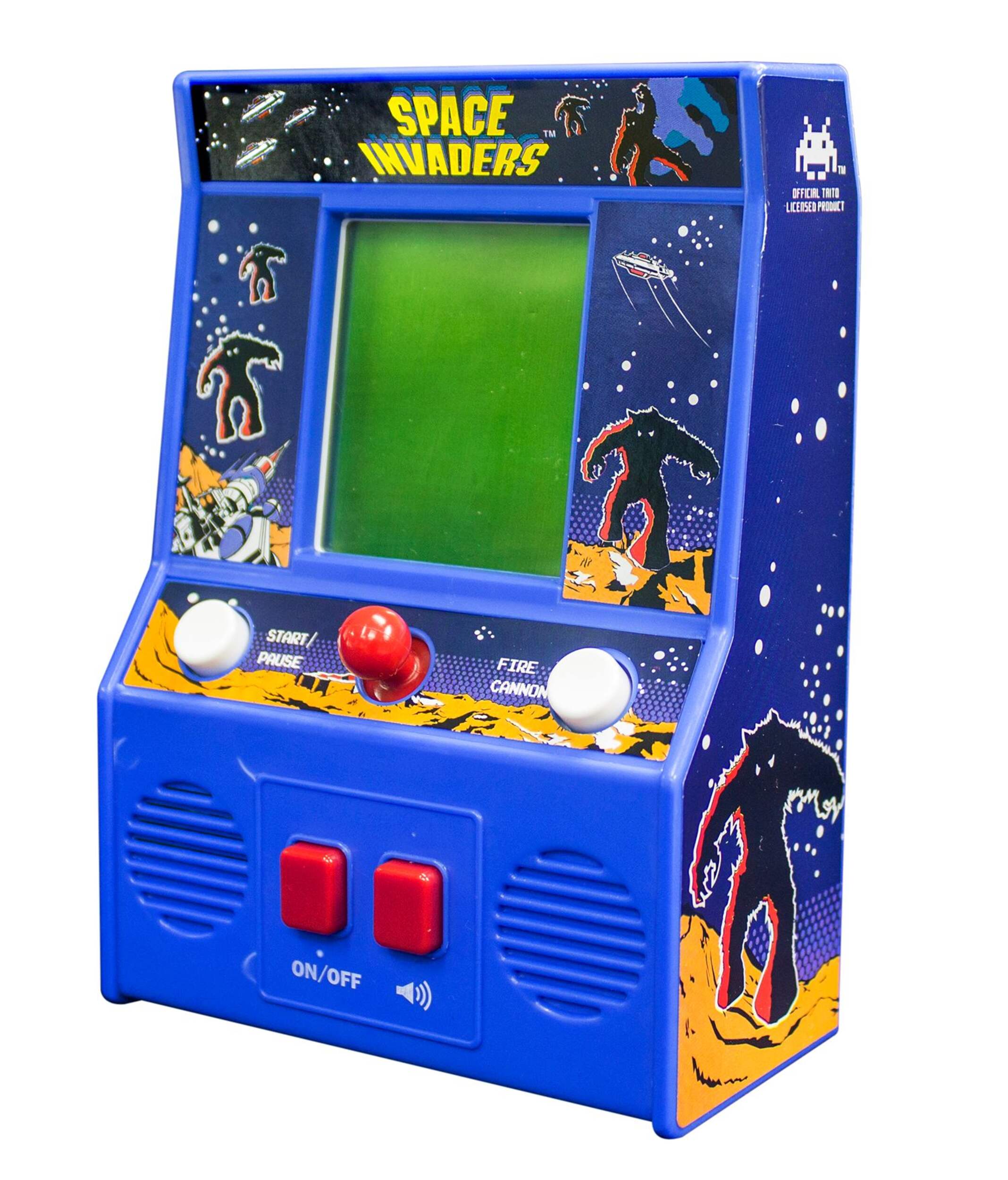 Space Invaders Mini Classic Arcade Game Front_Angled_Left