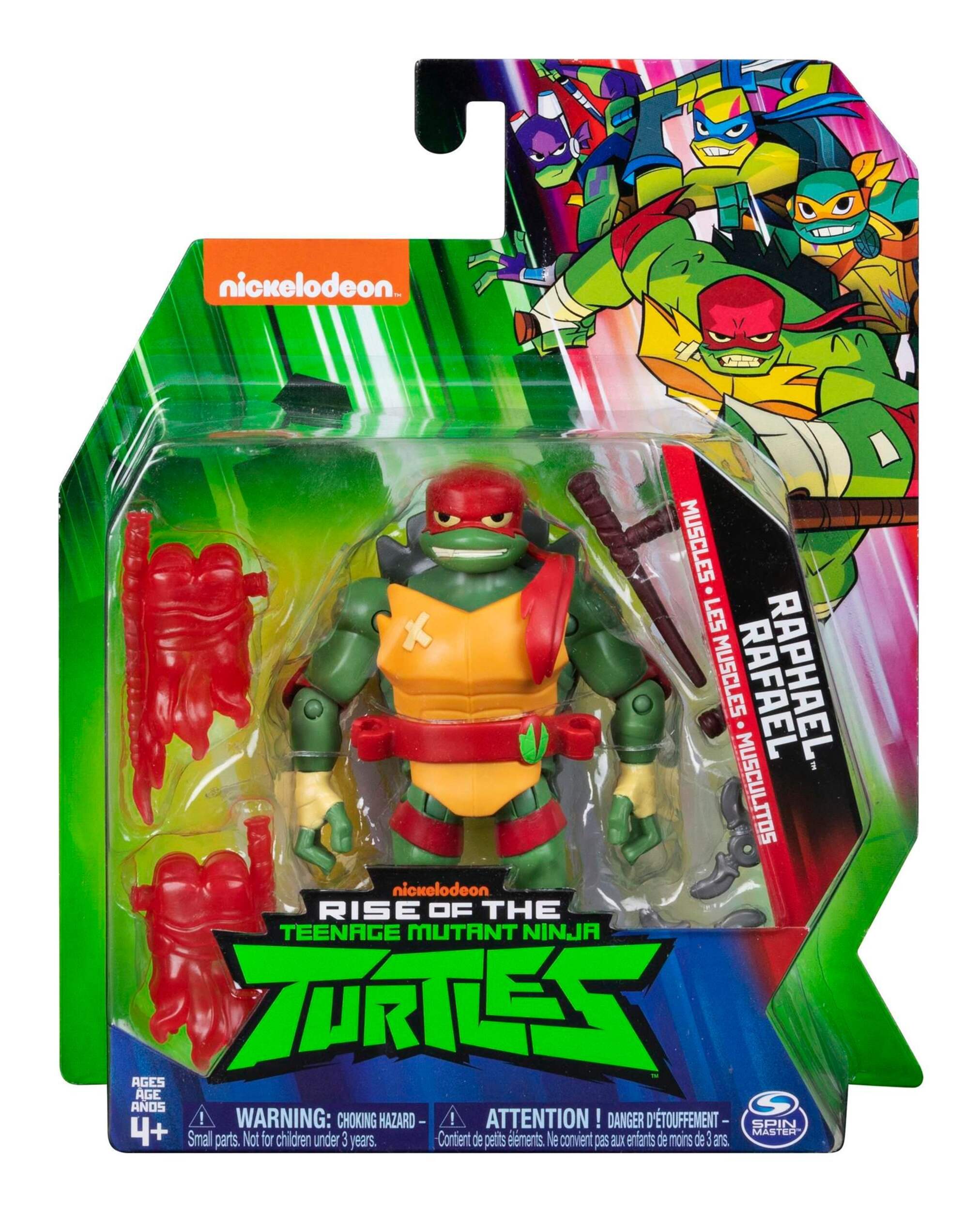 Figurines des Tortues Ninja, choix varié, 5 po Front_Flat