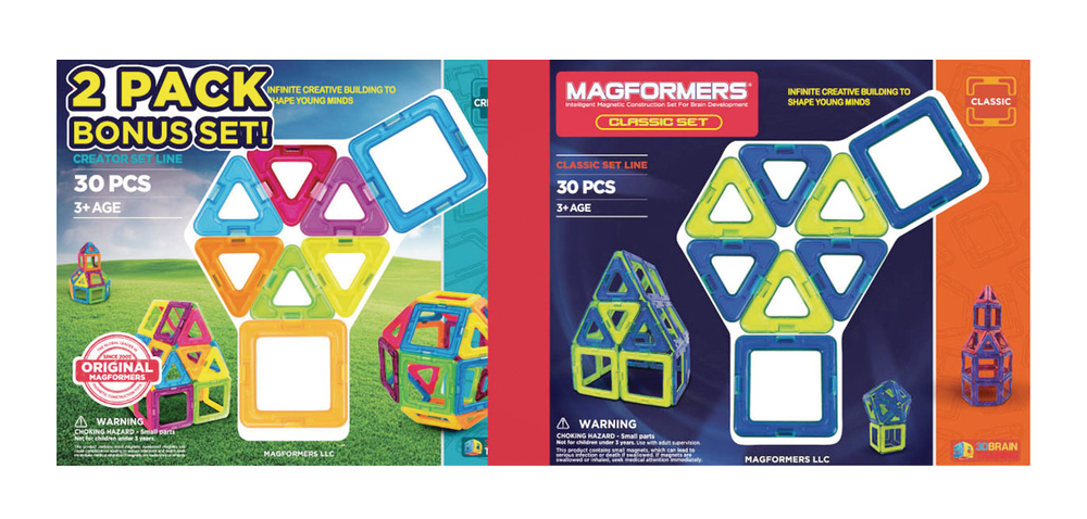 Jeu de Construction Magnétique Magformers, 30 pièces - Autres jeux de  construction - Achat & prix
