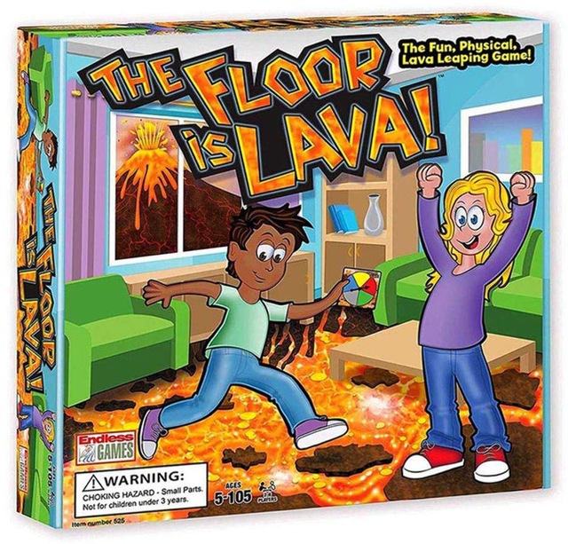Endless Games The Floor Is Lava! Interactive Indoor/Outdoor Floor Board