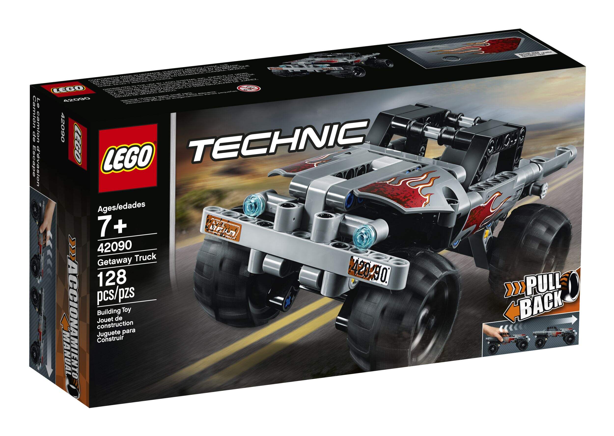LEGO® Technic Getaway Truck - 42090 Front_Angled_Right