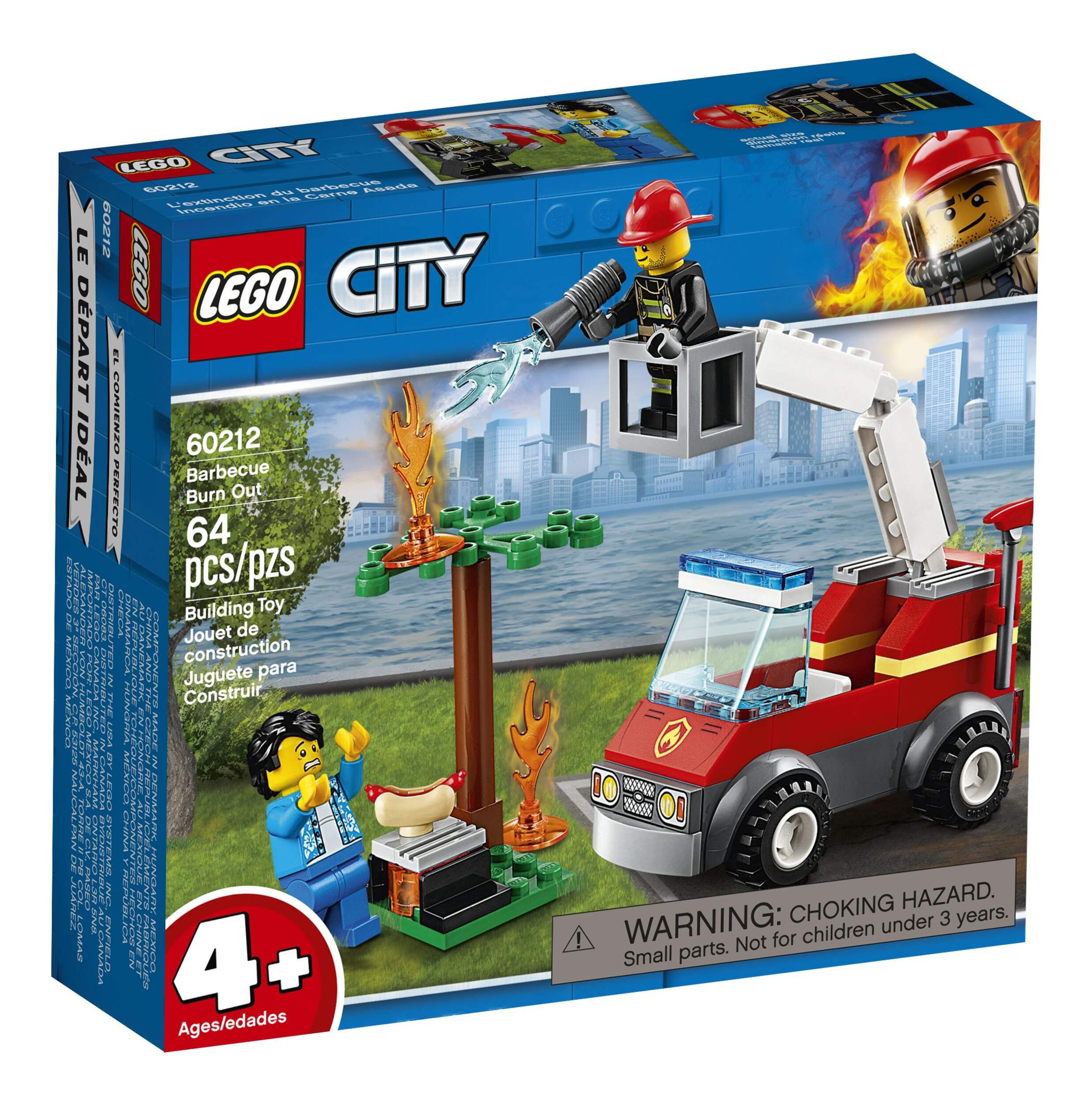 LEGO® City Barbecue Burn Out - 60212 Front_Angled_Right