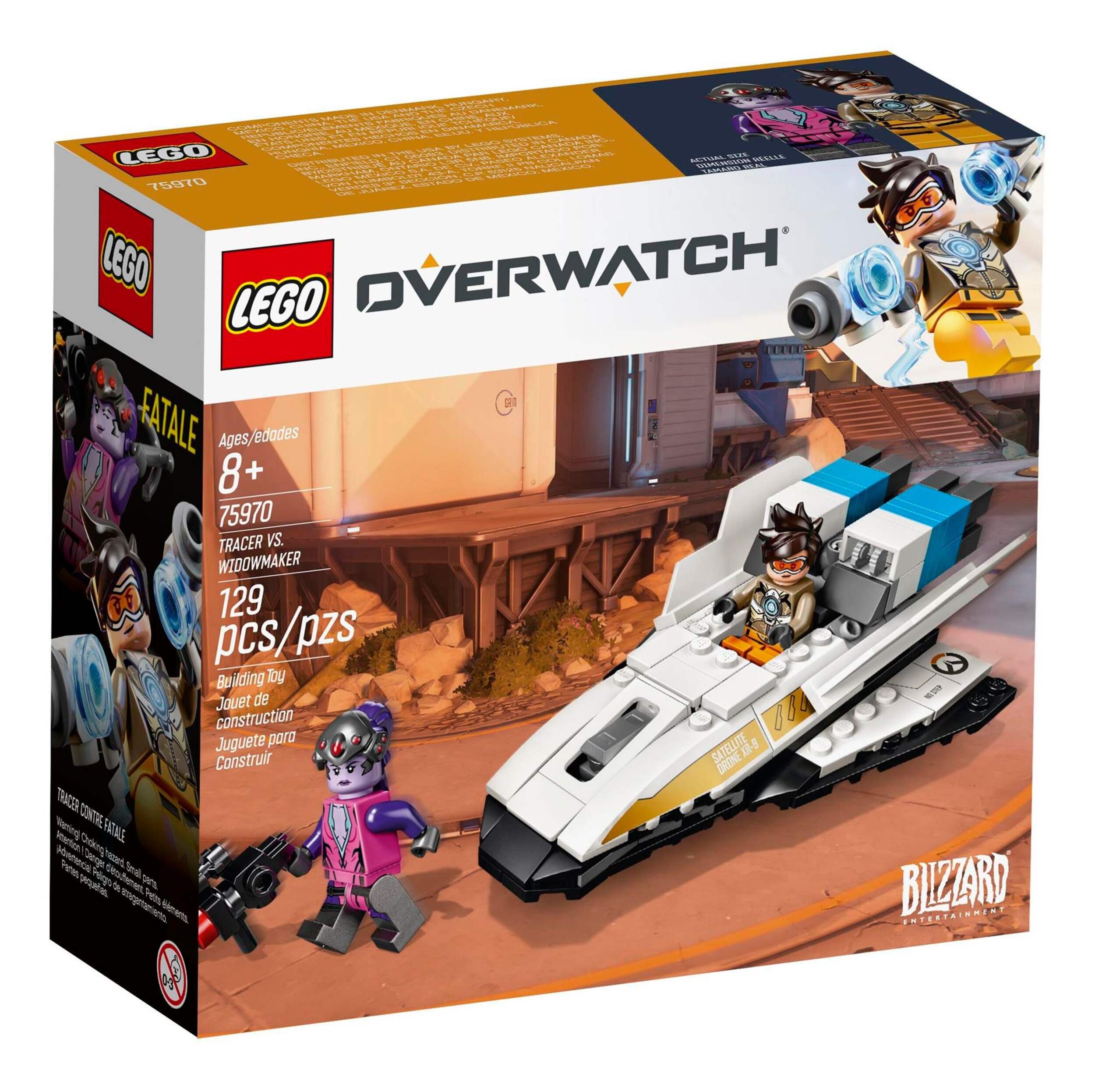 LEGO® Overwatch Tracer vs. Widowmaker - 75970 Front_Angled_Right