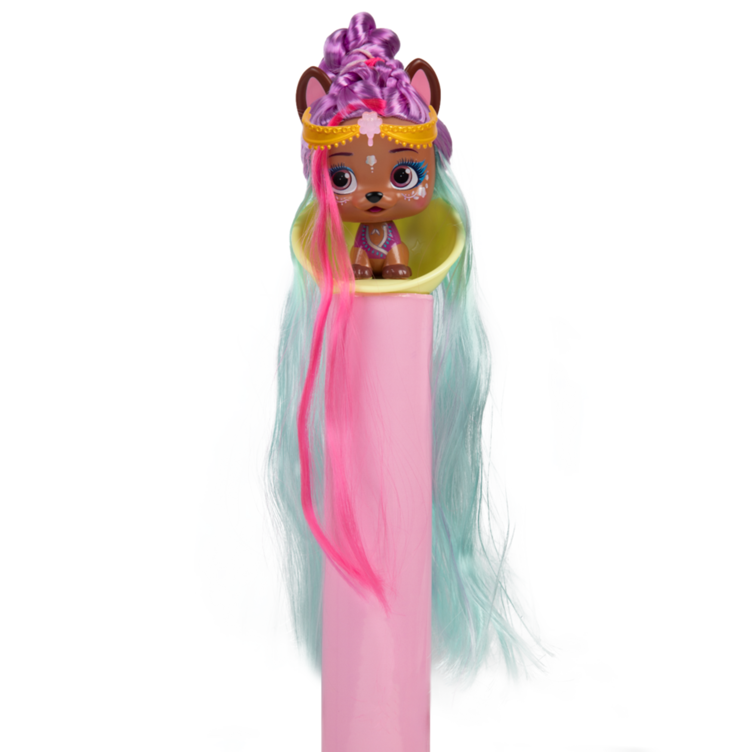 VIP Pets Surprise Hair Reveal 12-in Long Hair Doll Toy w/Accessories, Assorted, Ages 3+ Front_Flat
