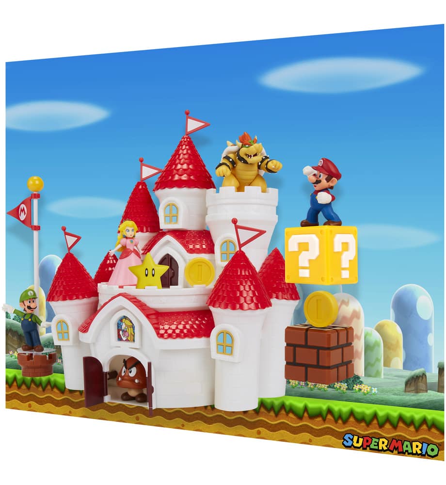 mario peach castle toy