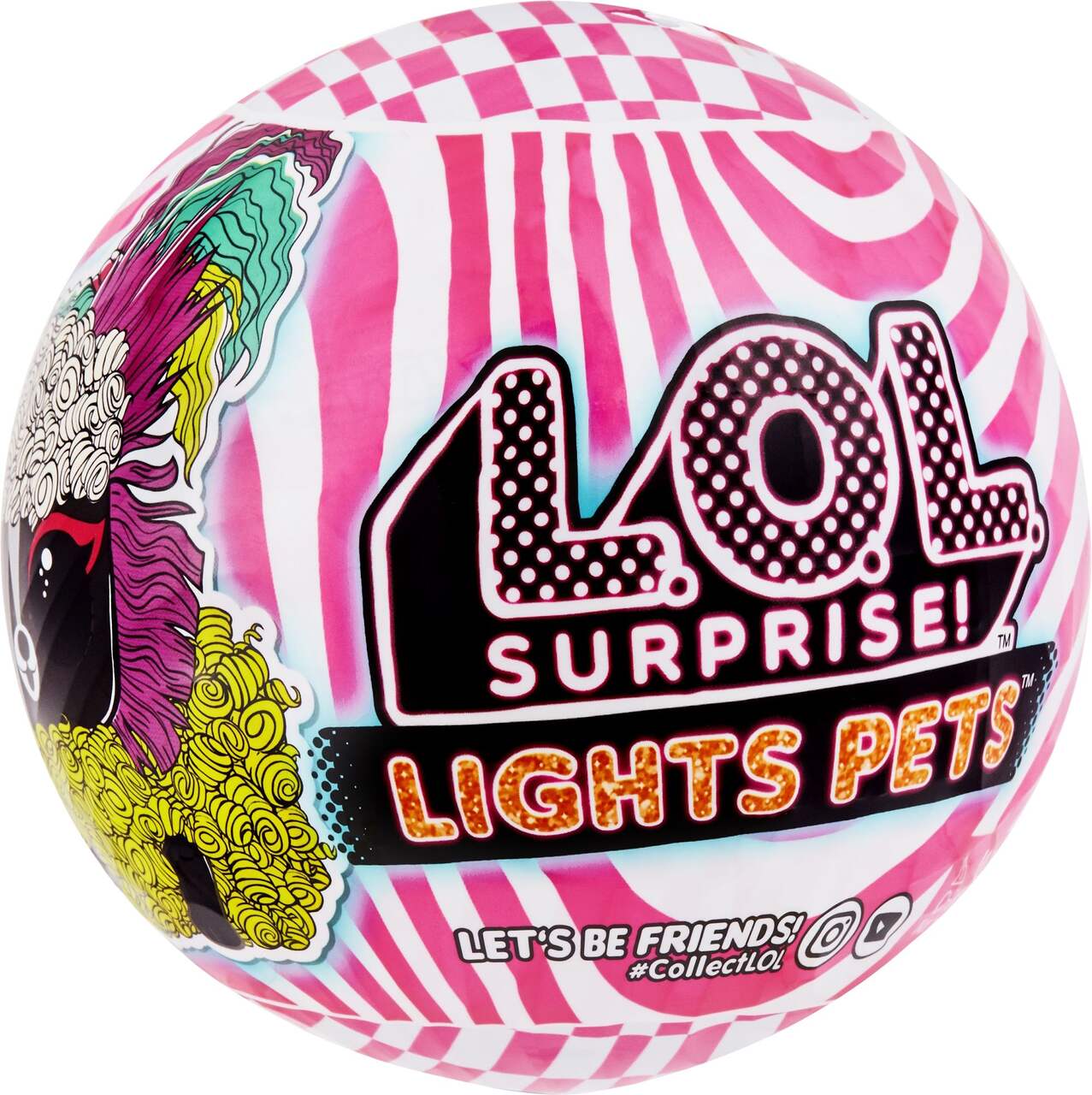 L.O.L. Surprise Glitter Colour Change Collectible Fashion Doll with 7  Surprises, Assorted in PDQ, Ages 4+