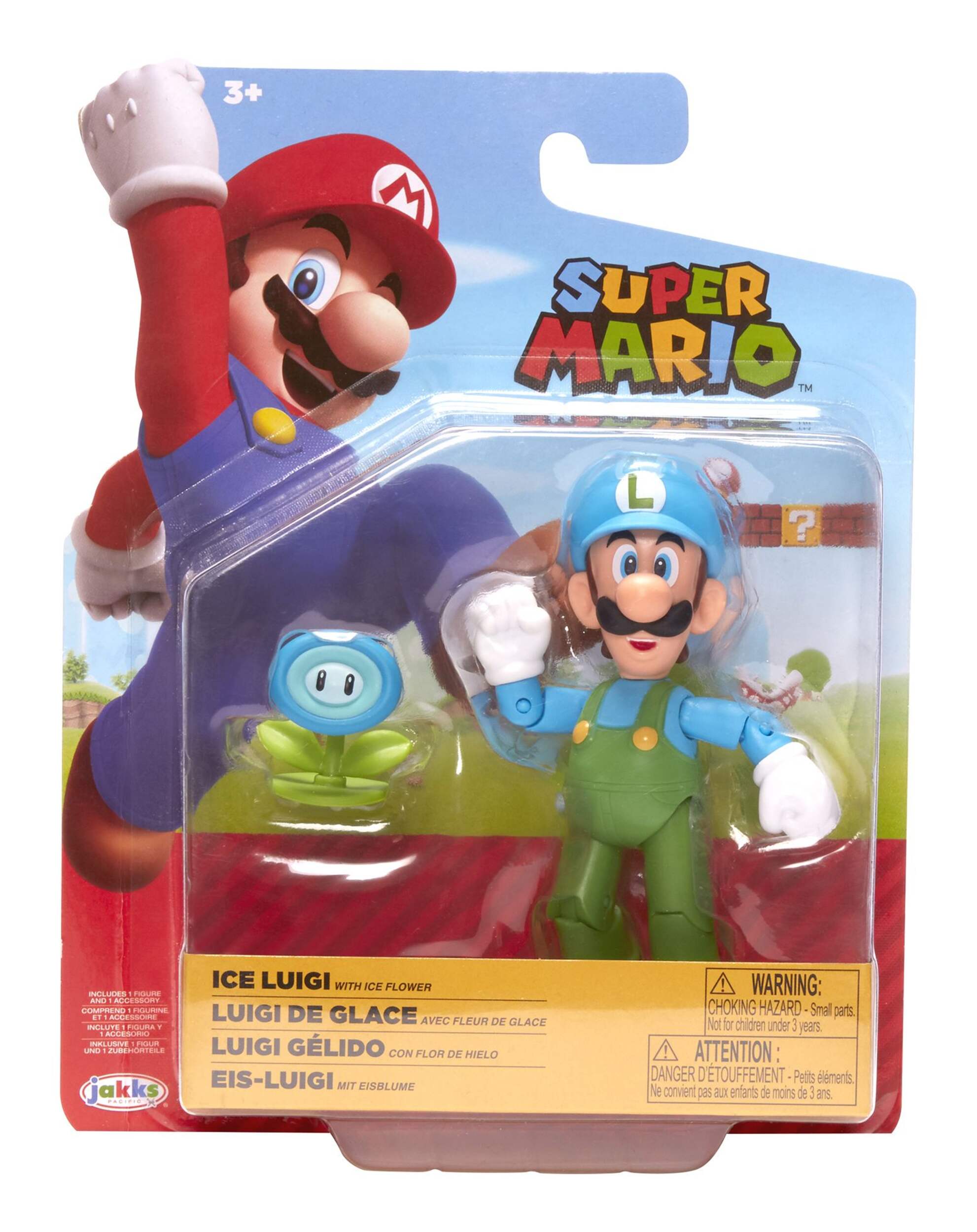 Nintendo Super Mario Collectible Action Figure Toy With Accessory, 4-In, Assorted, Age 4+ Front_Elevated