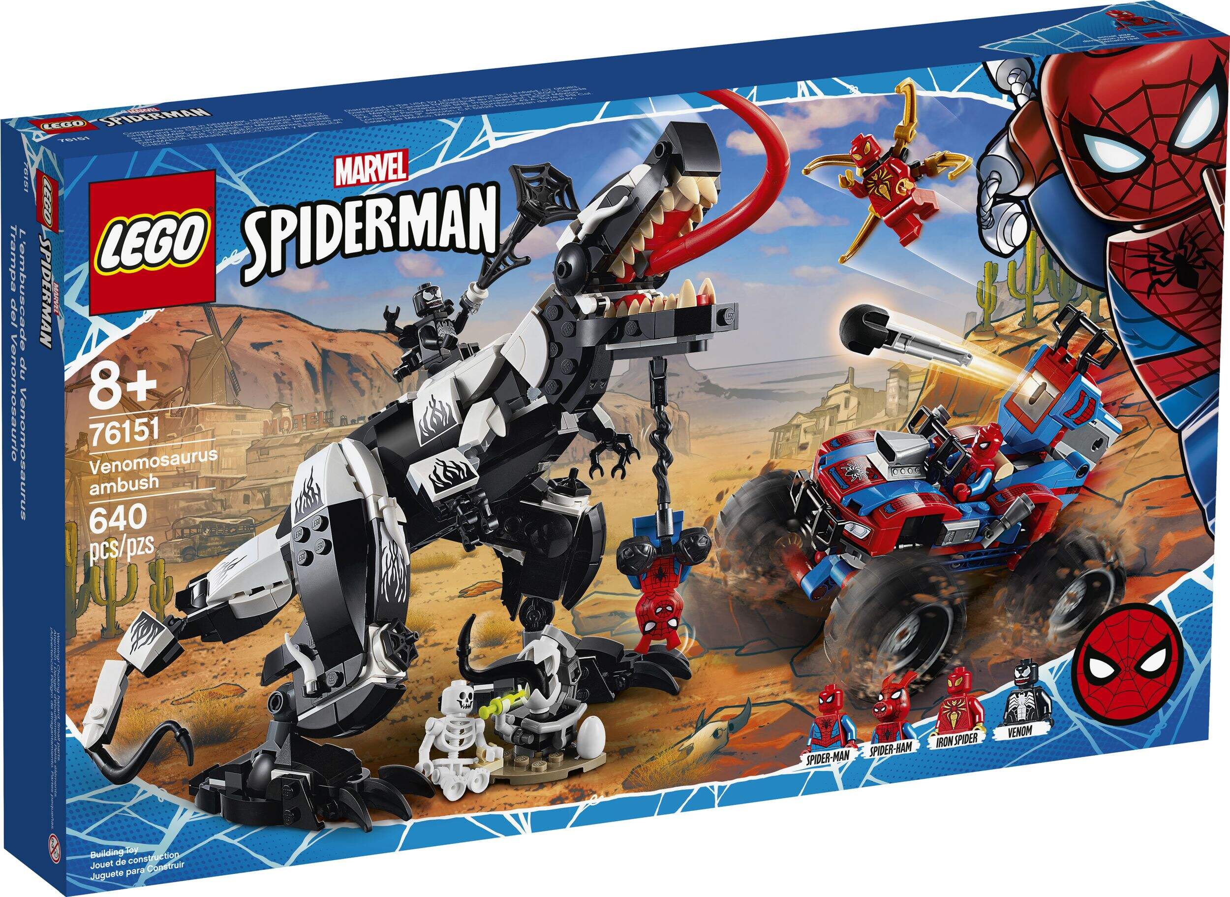 L'embuscade du Venomsaurus LEGO Marvel Spider-Man (76151), 8 ans et plus Front_Angled_Right