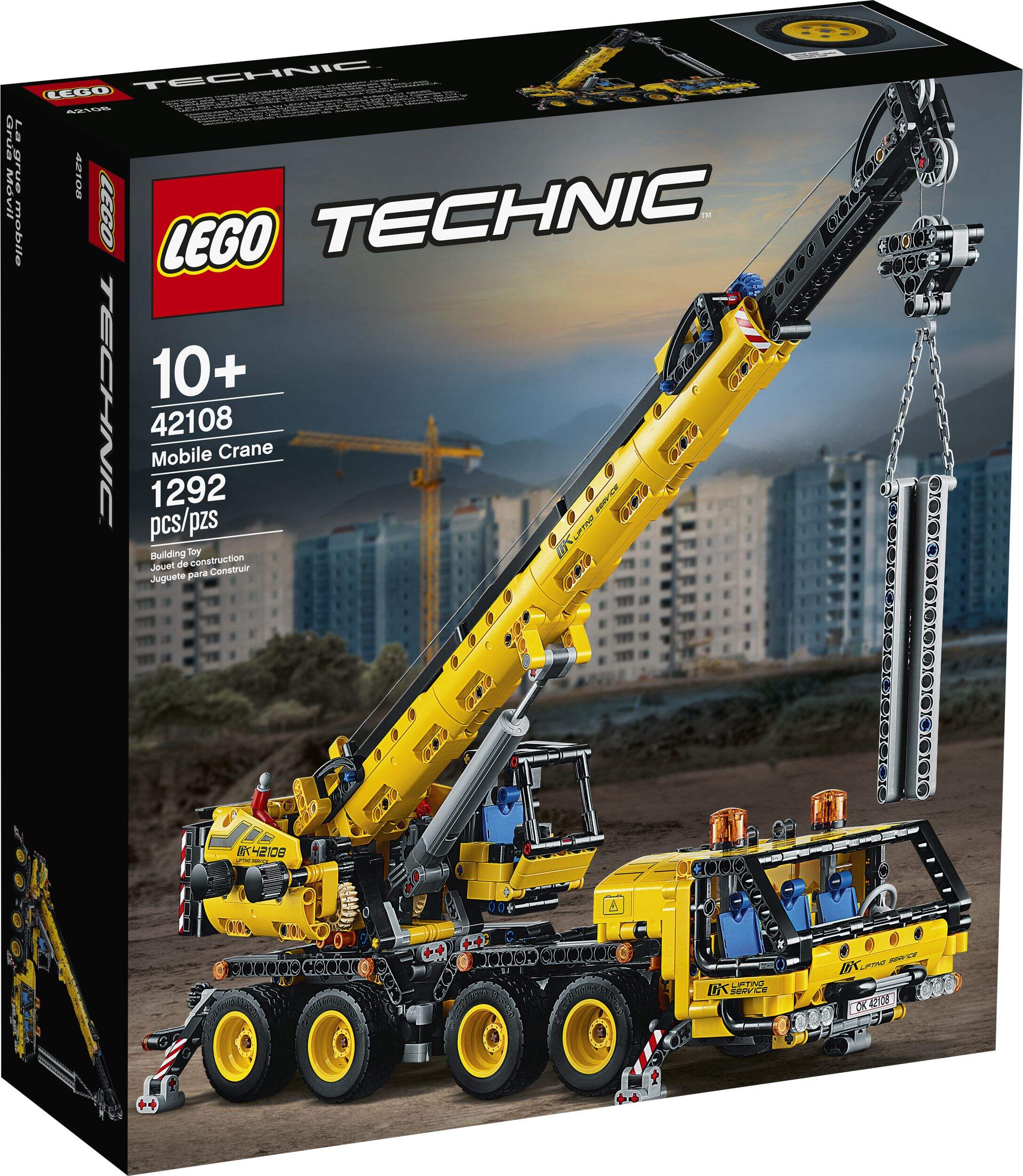La grue mobile LEGO Technic (42108), 10 ans et plus Front_Angled_Right