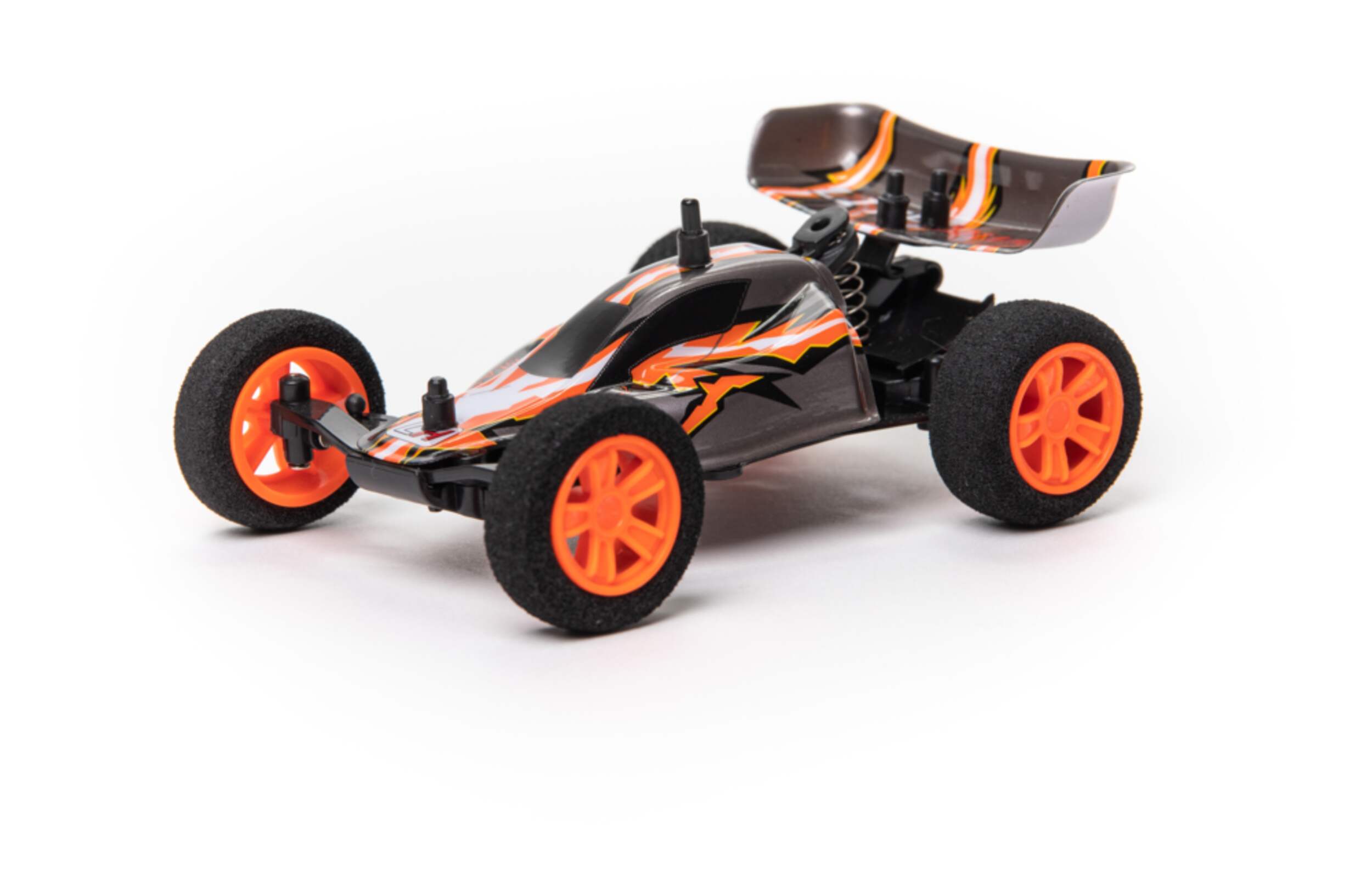 Voiture de course téléguidée LiteHawk Mini Blast pour l'intérieur et l'extérieur, 8&nbsp;ans et plus Front_Angled_Left