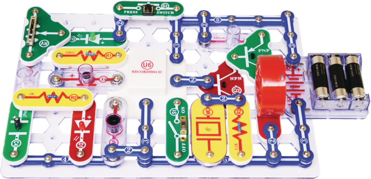 Snap Circuits CM-200 203 Electronics Discovery Kit