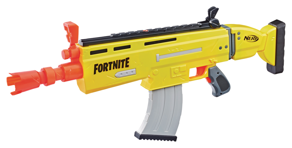 NERF Fortnite AR-L Motorized Blaster Set With 20 NERF Elite Darts, Age ...