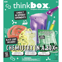 ThinkBox Chemistry in a Box Kit with 40 Different Experiments, Ages 12+ Front_Flat