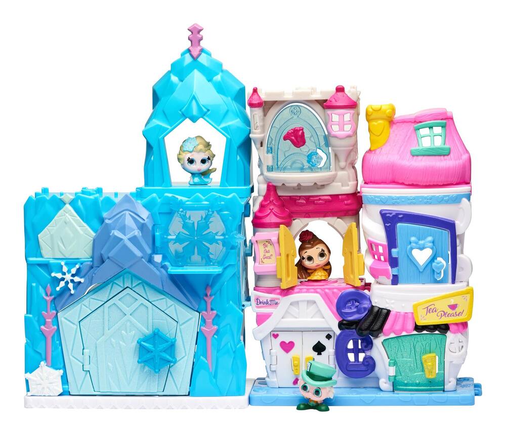 Disney Doorables Deluxe 15-Piece Frozen Ice Palace Playset Multi-Color 