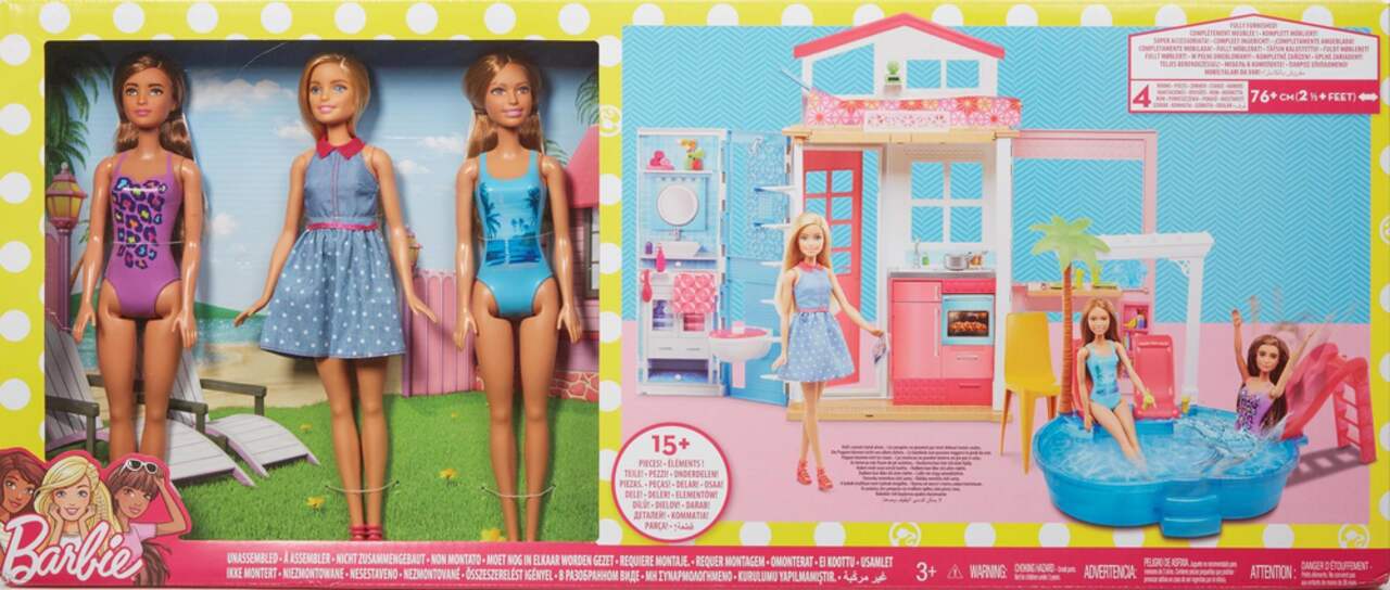 BARBIE Mobilier Barbie et sa Piscine
