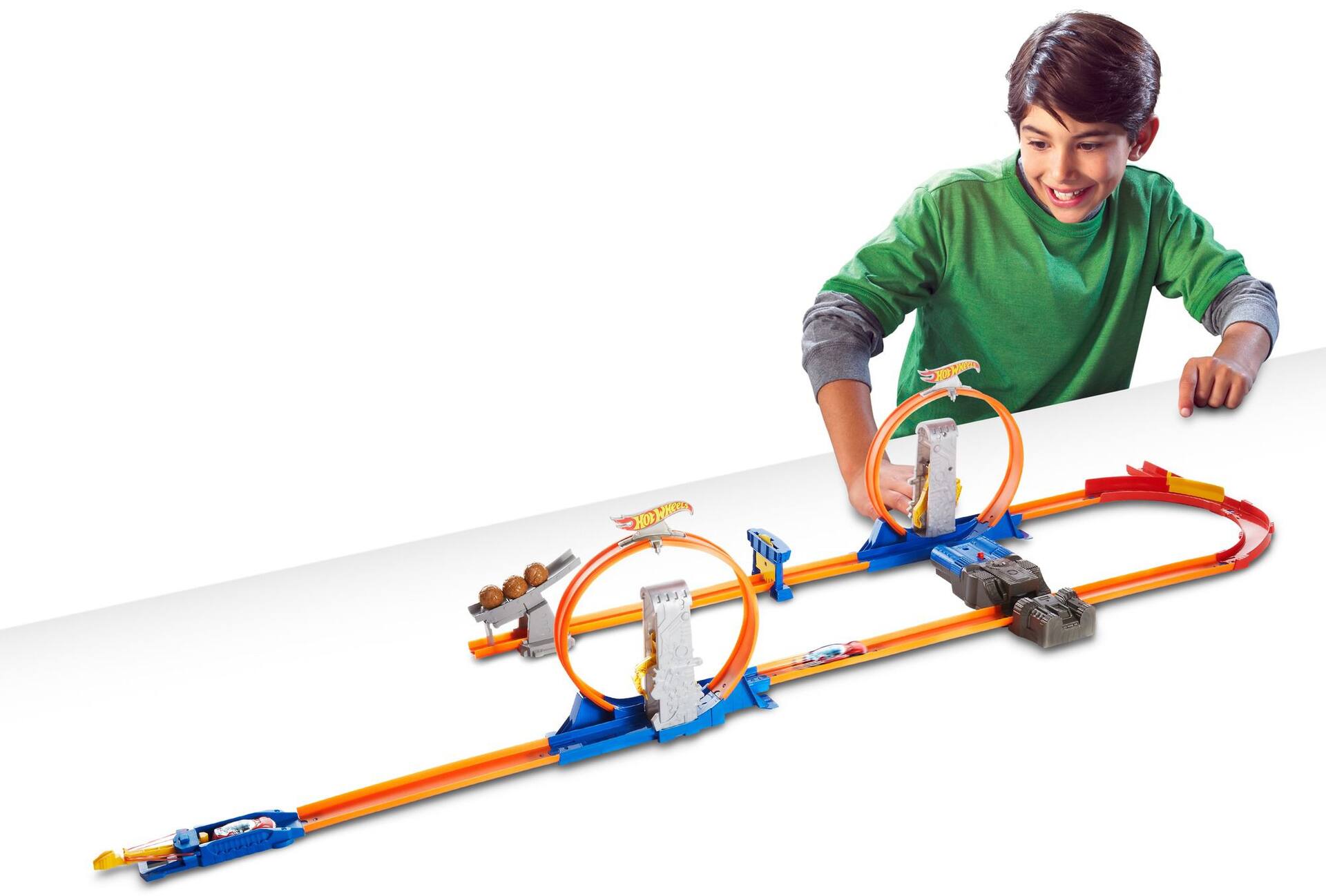 Hot Wheels Track Builder Total Turbo Takeover store Track Set