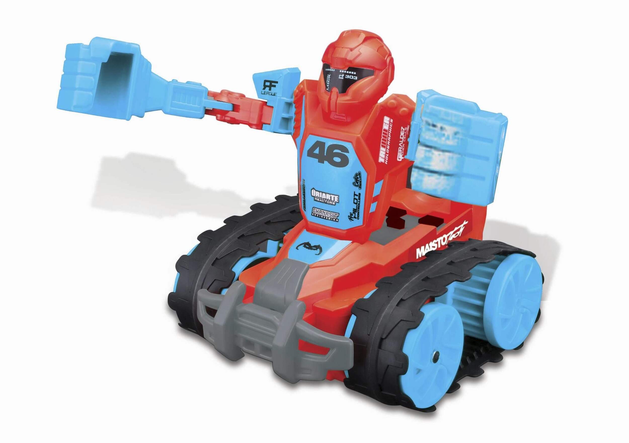 Maisto Tech Remote Control Robo Fighters Transforming Battle Robots, 2-pk Front_Angled_Left