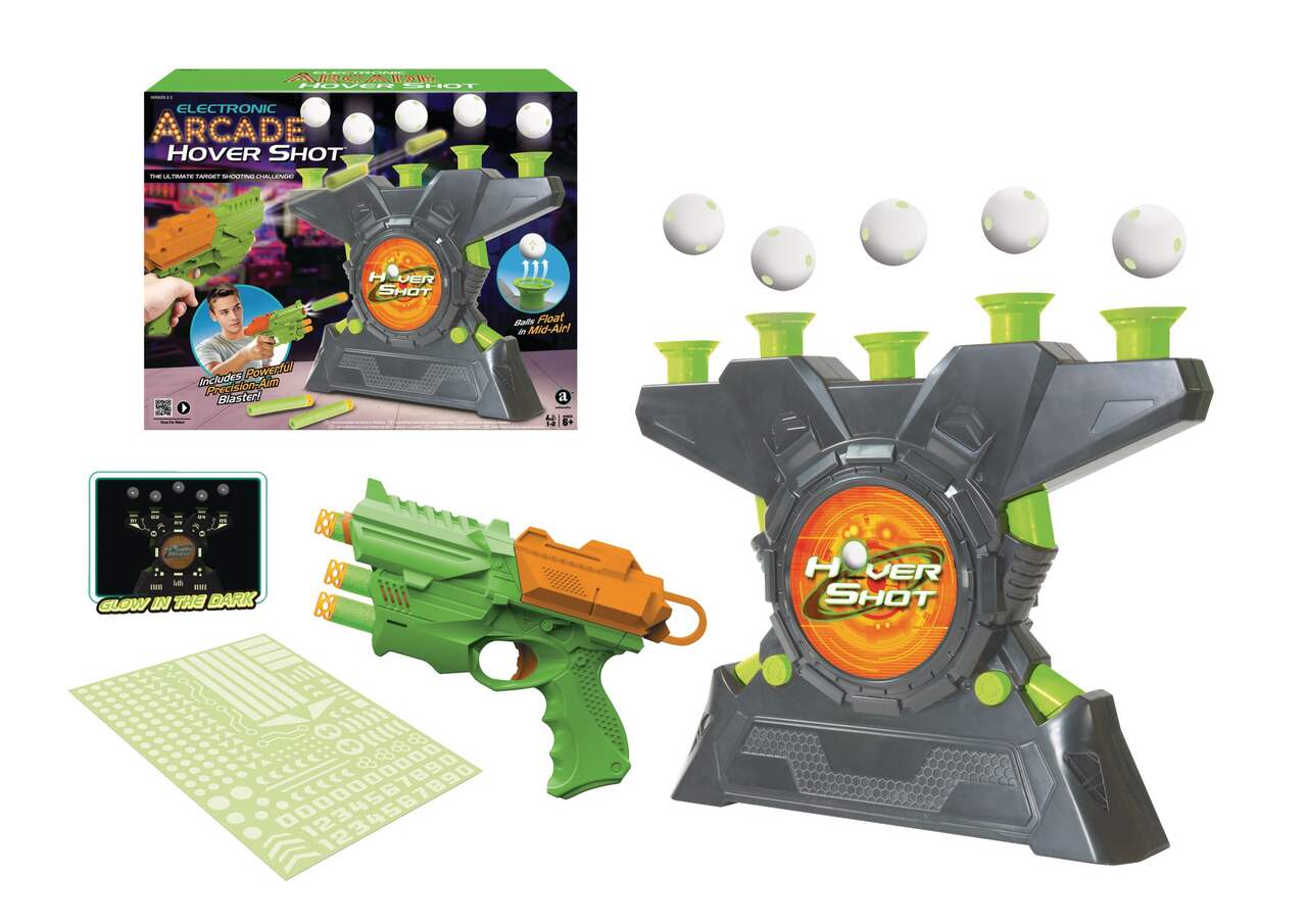 Electronic Arcade Hover Shot Floating Target Shooting Game, Includes  Powerful Precision-Aim Blaster, Ages 6+
