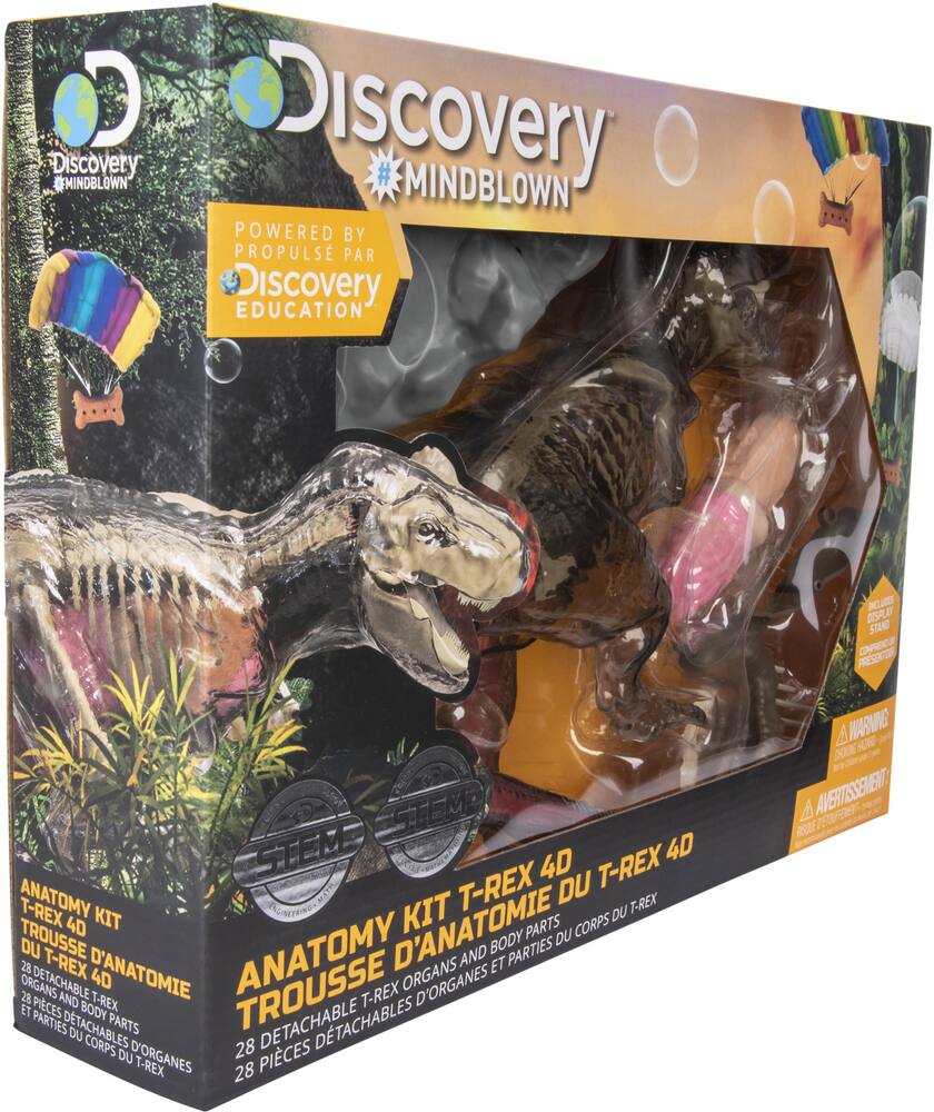 Discovery #Mindblown 4D Vision Great T-Rex Anatomy Kit, Ages 6+