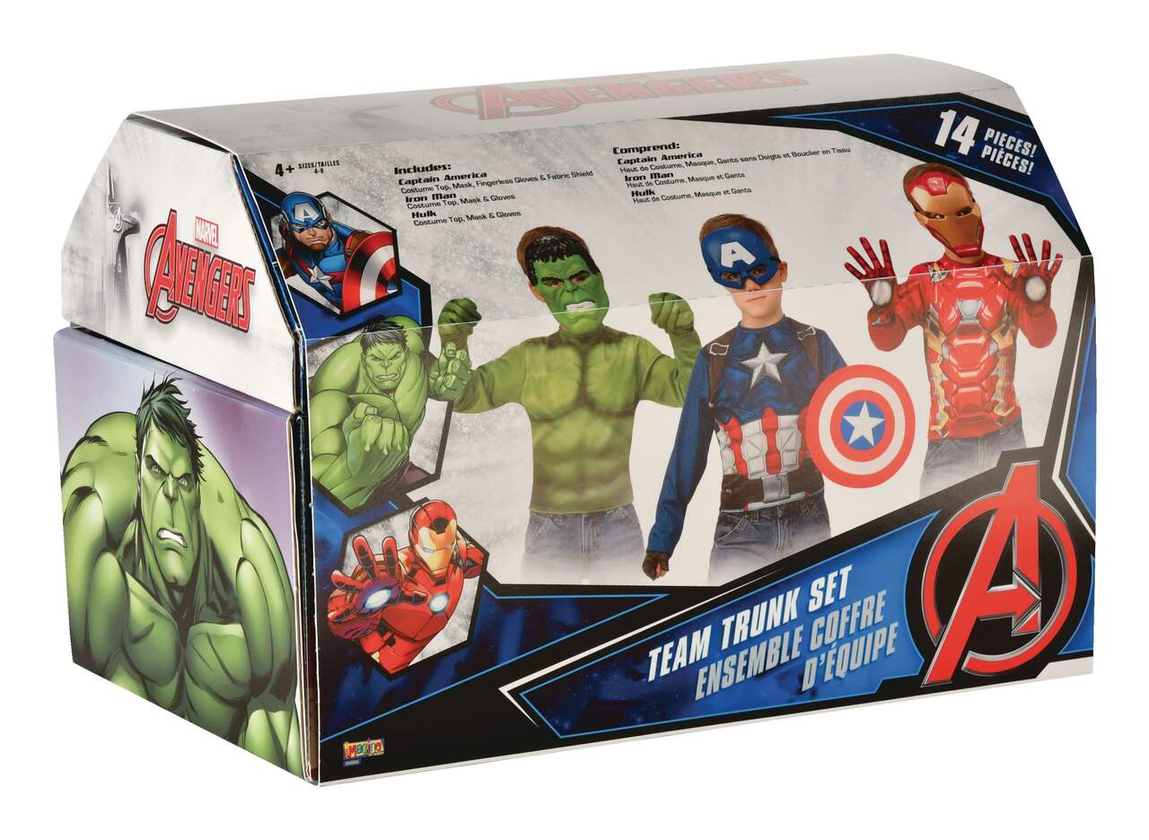 Combinaison réversible Hulk & Captain America pour enfants