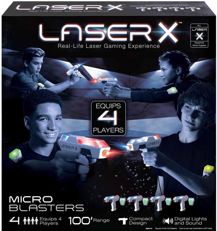 laser x four blasters