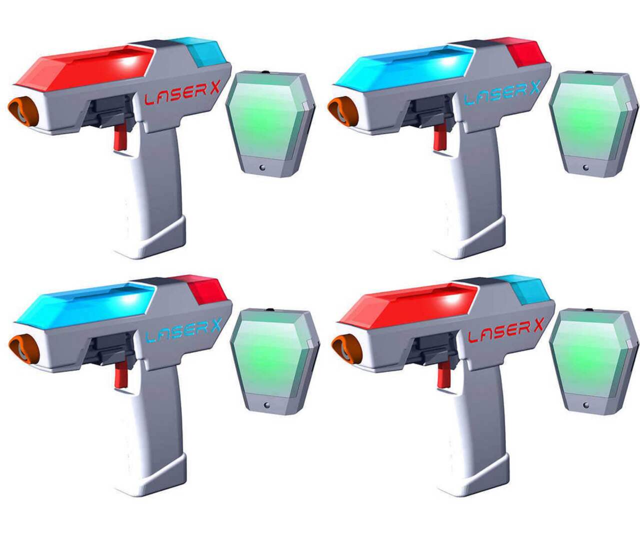 Laser X Micro Blasters, 4-Pack