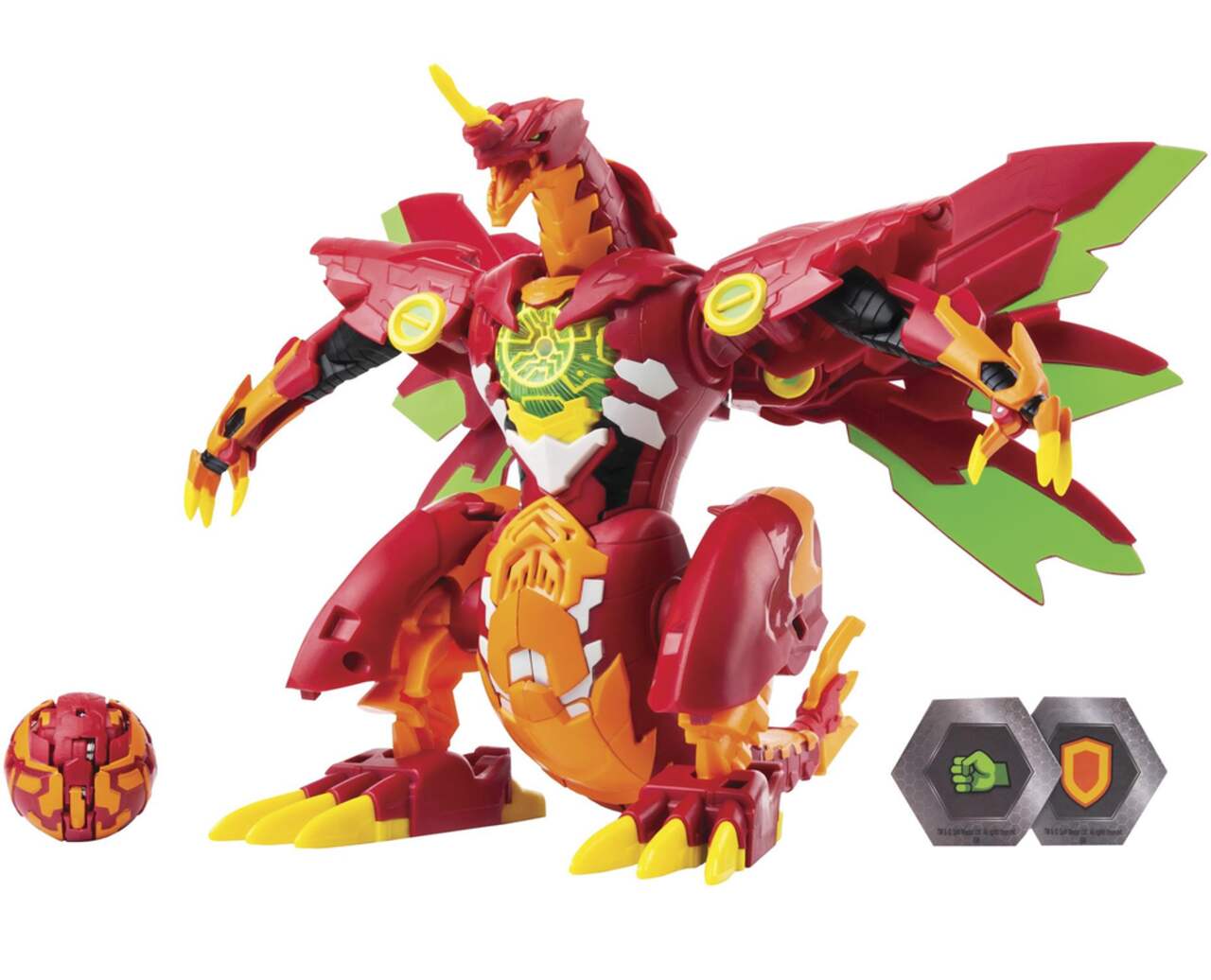 Figurine transformable Bakugan Dragonoid Maximus avec sons et lumières, 8  po