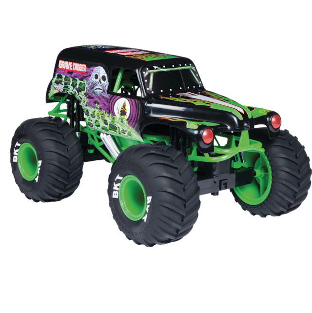 Monster Jam 1:6 Scale Remote Control Mega Grave Digger All-Terrain ...