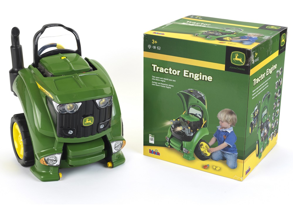 John Deere Kids Interactive Light & Sound Tractor Engine Repair Playset