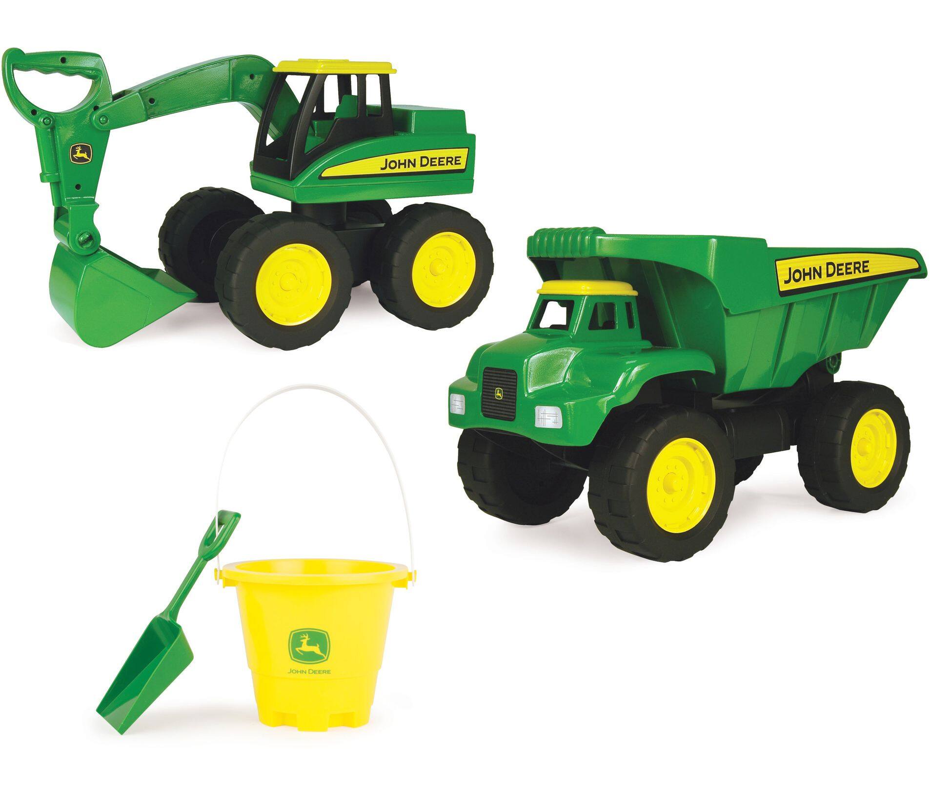 John Deere Big Scoop Dump Truck Excavator Set 2 pk Canadian Tire