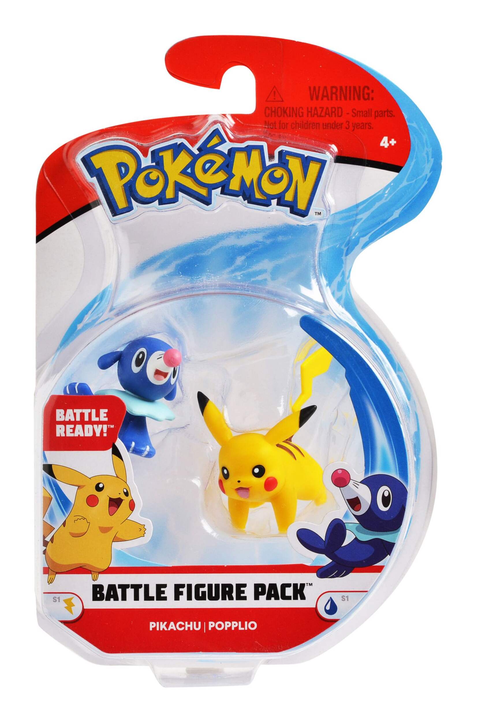 Pokémon Battle Figure Pack, Collectible Action Figures, 2-In Assorted Characters, Age 4+ Front_Flat