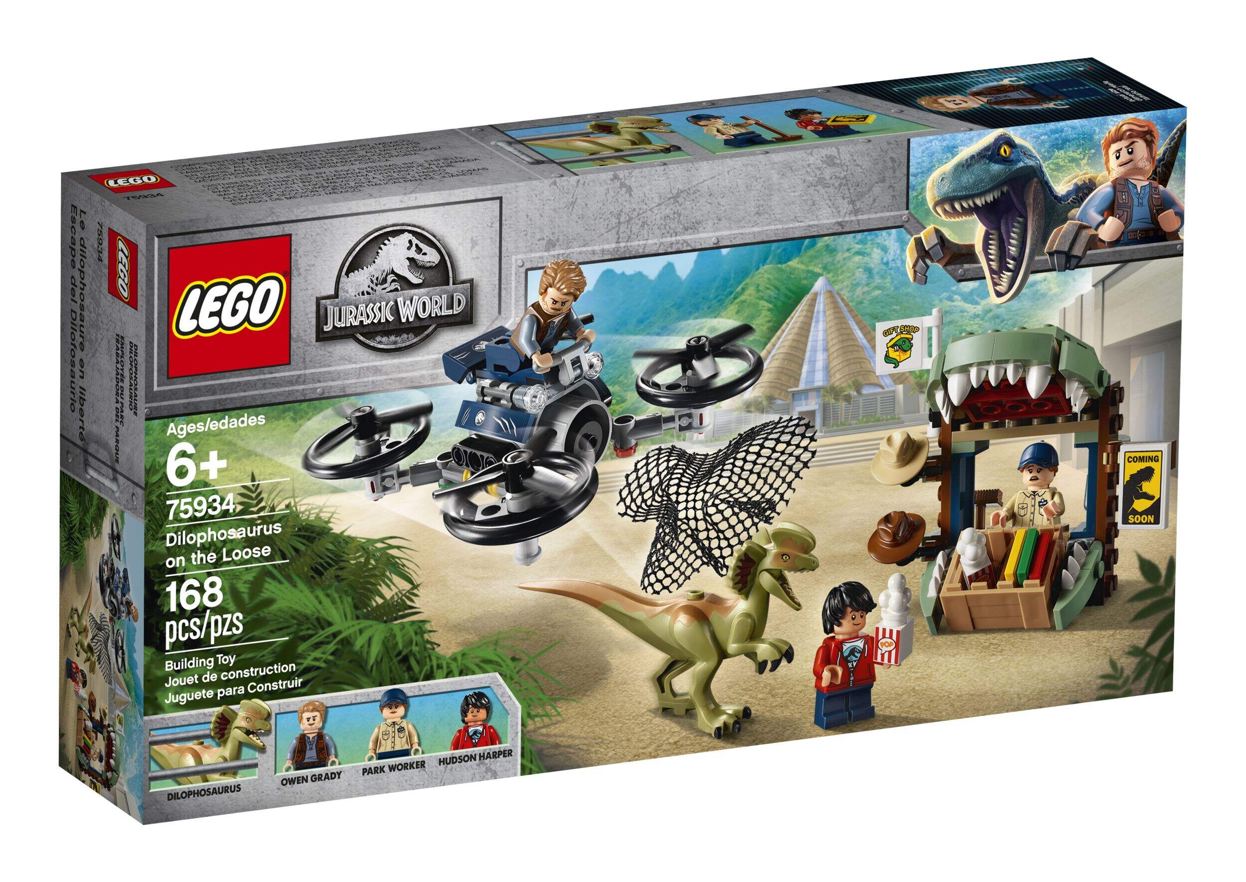 LEGO® Jurassic World Dilophosaurus on the Loose - 75934 Front_Angled_Right