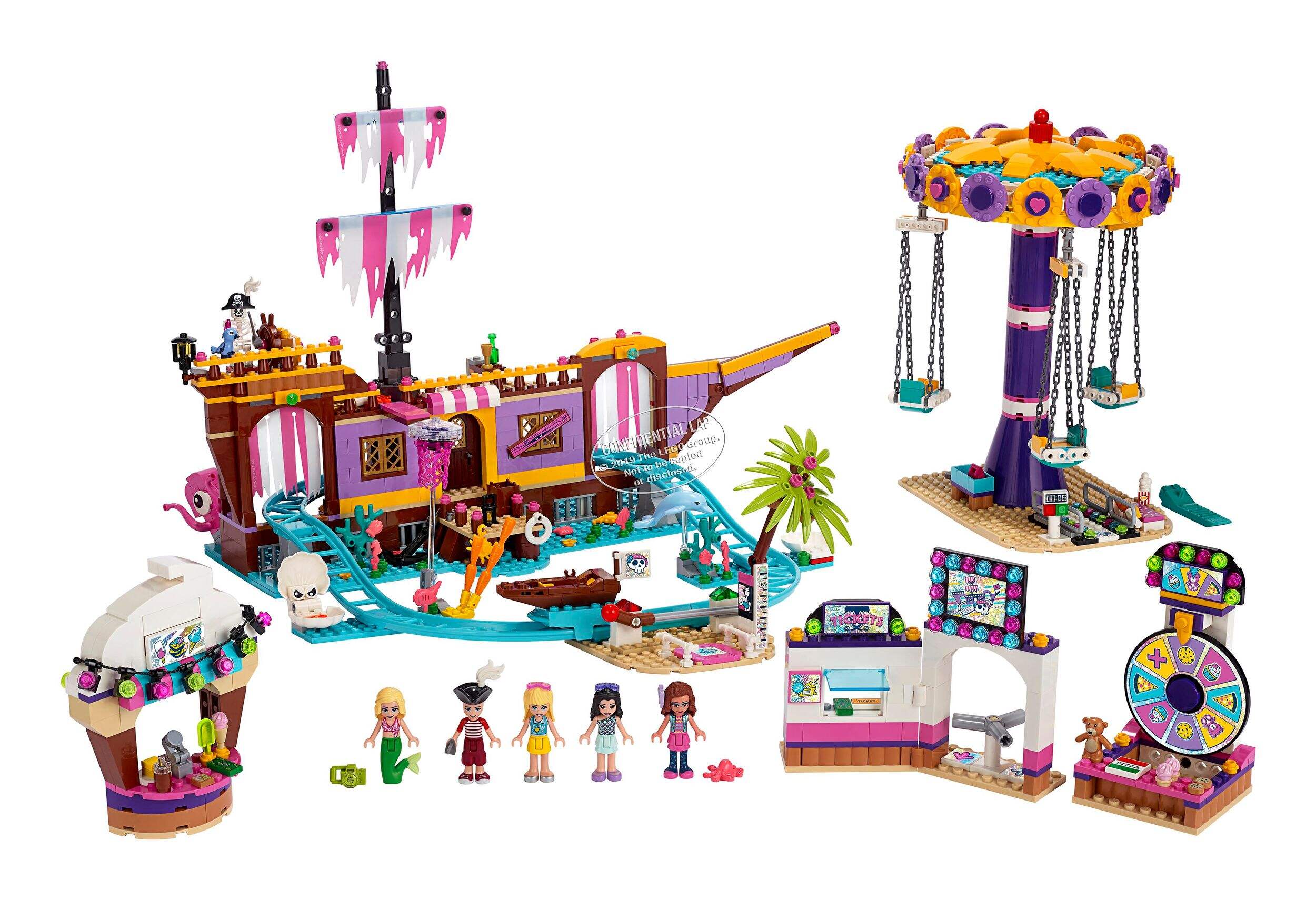 LEGO Friends, Le parc d'attractions du quai de Heartlake City, 41375 Composite_or_Mixed