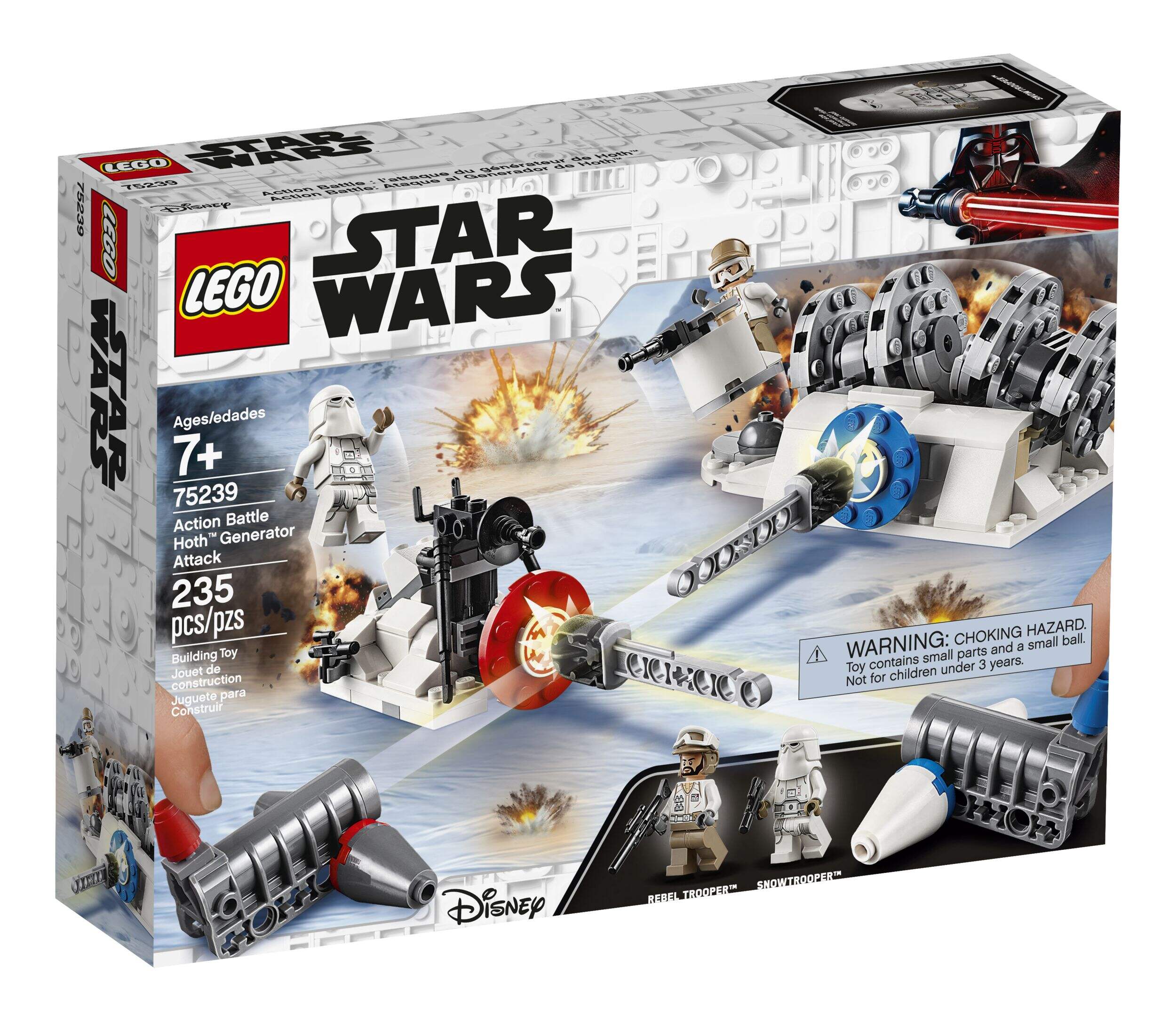 LEGO® Star Wars™ Action Battle Hoth Generator Attack - 75239 Front_Angled_Right