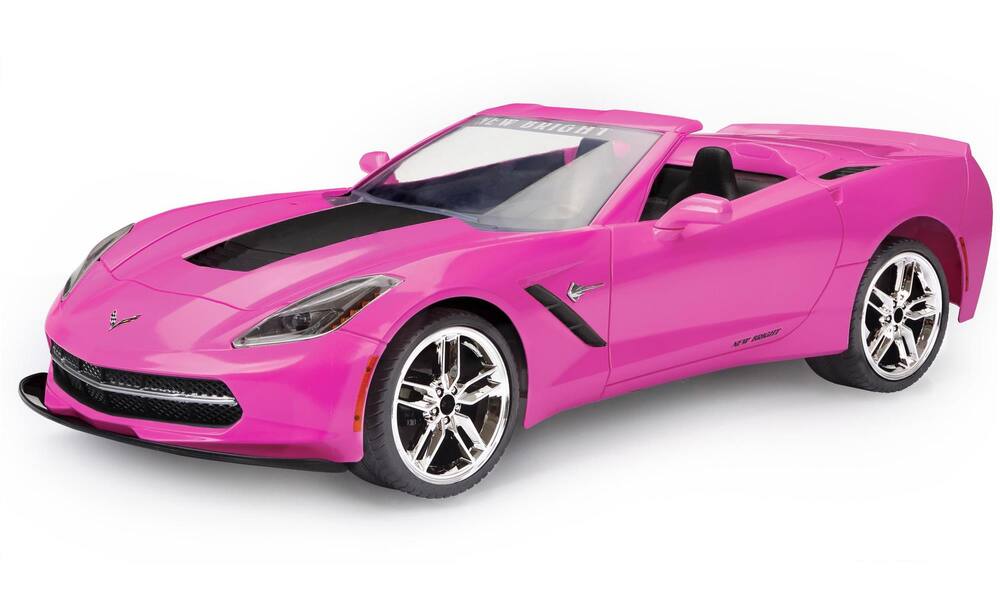 new bright rc pink corvette