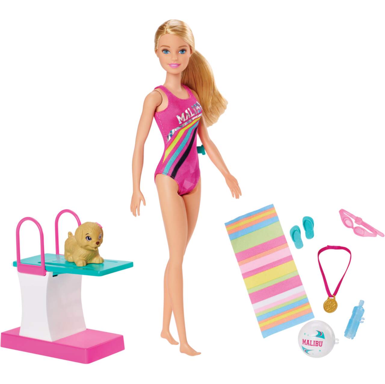 Barbie Dreamhouse Adventures Swim n Dive Doll Accessories