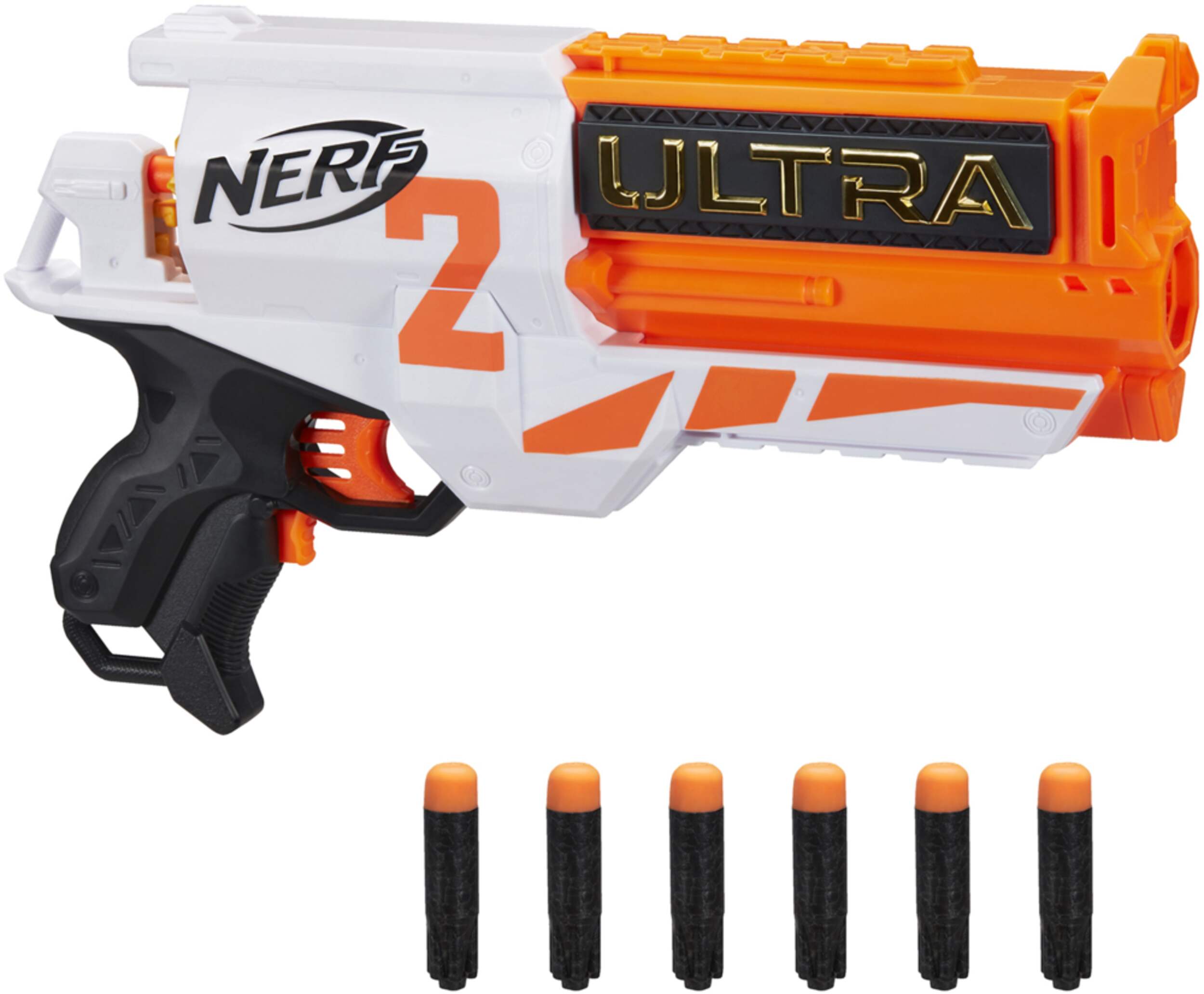 NERF Ultra 2 Motorized Fast-Back Reloading Blaster Set With 6 NERF Ultra Darts, Age 8+ Composite_or_Mixed